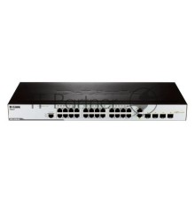 Сетевое оборудование D-Link DES-3200-28/C1A Управляемый коммутатор 2 уровня с 24 портами 10/100BASE-T + 2 комбо-портами 1000Base-T/SFP