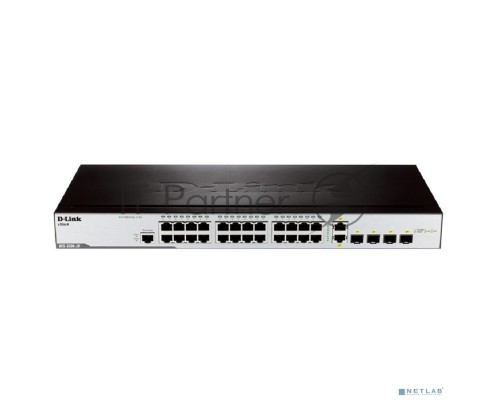 Сетевое оборудование D-Link DES-3200-28/C1A Управляемый коммутатор 2 уровня с 24 портами 10/100BASE-T + 2 комбо-портами 1000Base-T/SFP