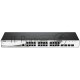 Управляемый коммутатор D-Link DGS-1210-28/ME/A2A  2 уровня с 24 портами 10/100/1000Base-T и 4 портами 1000Base-X SFP