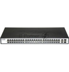 Сетевое оборудование D-Link DES-1050G/C1A Неуправляемый коммутатор с 48 портами 10/100Base-TX + 2 комбо портами 10/100/1000BASE-T/SFP
