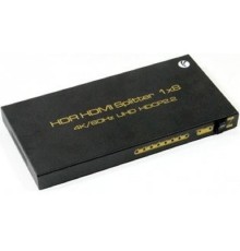 VCOM DD428 Разветвитель HDMI Spliitter 1=>8  2.0v.