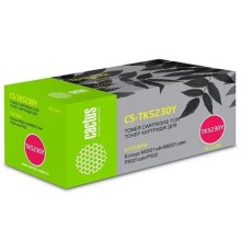 CACTUS TK-5230Y Тонер-картридж для Kyocera P5021cdn/M5521cdn, Y, 2,6K