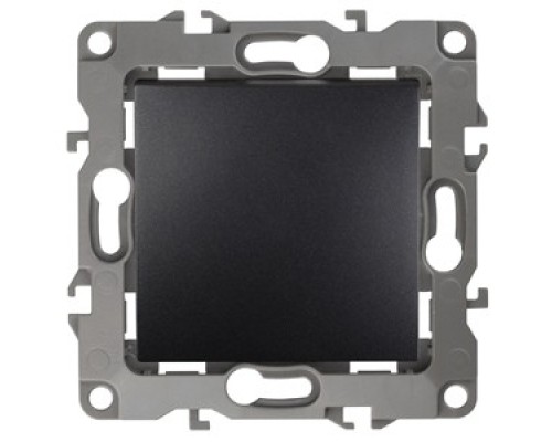 [ЭРА Розетки, выключатели] Эра Б0014643 12-1103-05 Переключатель, 10АХ-250В, Эра12, антрацит