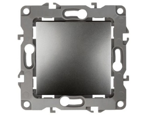 [ЭРА Розетки, выключатели] Эра Б0019303 12-1108-12 Переключатель промежуточный, 10АХ-250В, Эра12, графит