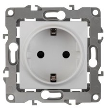 Эра Б0014675 12-2101-01 Розетка 2P+E Schuko, 16АХ-250В, Эра12, белый