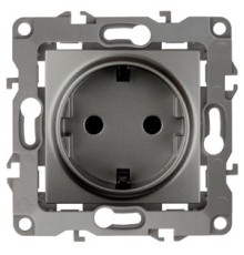 Эра Б0019319 12-2101-12 Розетка 2P+E Schuko, 16АХ-250В, Эра12, графит