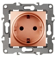 Эра Б0019321 12-2101-14 Розетка 2P+E Schuko, 16АХ-250В, Эра12, медь
