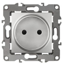 Эра Б0018256 12-2105-03 Розетка 2P, 16АХ-250В, Эра12, алюминий