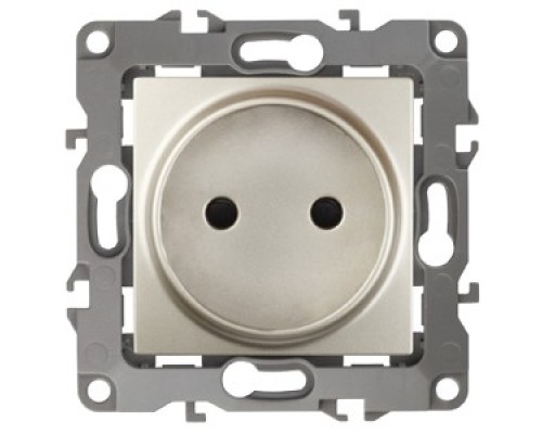 [ЭРА Розетки, выключатели] Эра Б0018257 12-2105-04 Розетка 2P, 16АХ-250В, Эра12, шампань