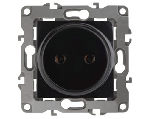 [ЭРА Розетки, выключатели] Эра Б0018259 12-2105-06 Розетка 2P, 16АХ-250В, Эра12, чёрный