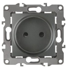 Эра Б0019335 12-2105-12 Розетка 2P, 16АХ-250В, Эра12, графит
