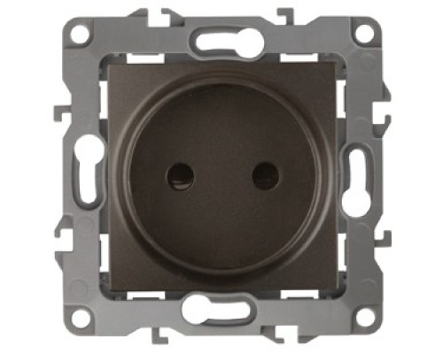 [ЭРА Розетки, выключатели] Эра Б0019336 12-2105-13 Розетка 2P, 16АХ-250В, Эра12, бронза