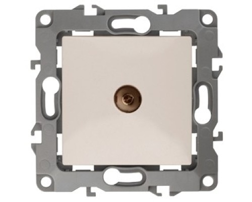 [ЭРА Розетки, выключатели] Эра Б0014706 12-3101-02 Розетка TV одиночная, Эра12, слоновая кость