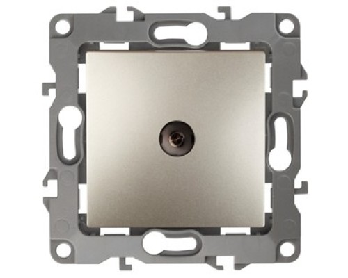 [ЭРА Розетки, выключатели] Эра Б0014708 12-3101-04 Розетка TV одиночная, Эра12, шампань