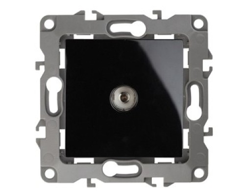 [ЭРА Розетки, выключатели] Эра Б0014710 12-3101-06 Розетка TV одиночная, Эра12, чёрный