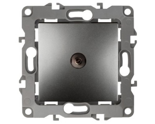 [ЭРА Розетки, выключатели] Эра Б0019339 12-3101-12 Розетка TV одиночная, Эра12, графит