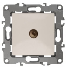 Эра Б0027432 12-3102-02 Розетка TV проходная, Эра12, слоновая кость