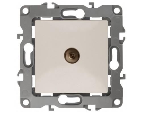 [ЭРА Розетки, выключатели] Эра Б0027432 12-3102-02 Розетка TV проходная, Эра12, слоновая кость