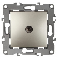 Эра Б0027434 12-3102-04 Розетка TV проходная, Эра12, шампань