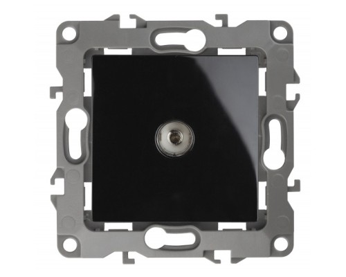 [ЭРА Розетки, выключатели] Эра Б0027436 12-3102-06 Розетка TV проходная, Эра12, чёрный