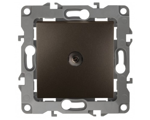 [ЭРА Розетки, выключатели] Эра Б0027438 12-3102-13 Розетка TV проходная, Эра12, бронза