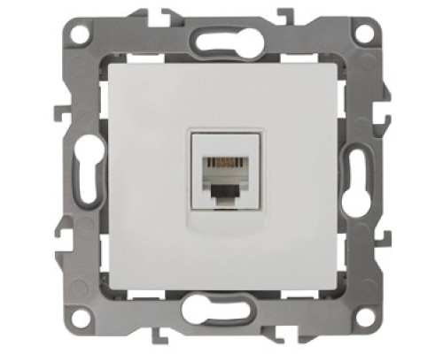 [ЭРА Розетки, выключатели] Эра Б0014711 12-3105-01 Розетка телефонная RJ11, Эра12, белый