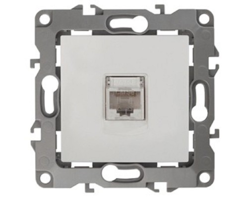 [ЭРА Розетки, выключатели] Эра Б0014723 12-3107-01 Розетка информационная RJ45, Эра12, белый