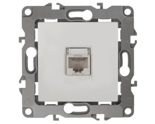 [ЭРА Розетки, выключатели] Эра Б0014724 12-3107-02 Розетка информационная RJ45, Эра12, слоновая кость