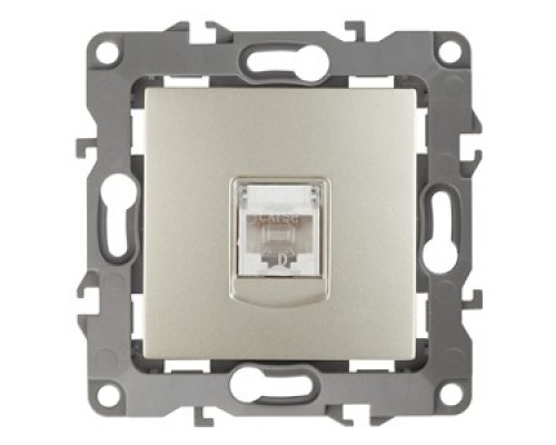 [ЭРА Розетки, выключатели] Эра Б0014726 12-3107-04 Розетка информационная RJ45, Эра12, шампань