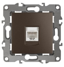 Эра Б0019351 12-3107-13 Розетка информационная RJ45, Эра12, бронза