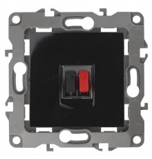 Эра Б0027456 12-3111-06 Розетка аудио, Эра12, чёрный