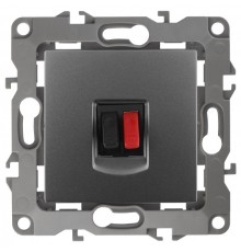 Эра Б0027457 12-3111-12 Розетка аудио, Эра12, графит