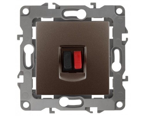 [ЭРА Розетки, выключатели] Эра Б0027458 12-3111-13 Розетка аудио, Эра12, бронза