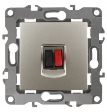 Эра Б0027460 12-3111-15 Розетка аудио, Эра12, перламутр