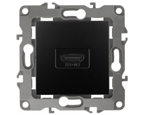 [ЭРА Розетки, выключатели] Эра Б0027485 12-3114-05 Розетка HDMI, Эра12, антрацит