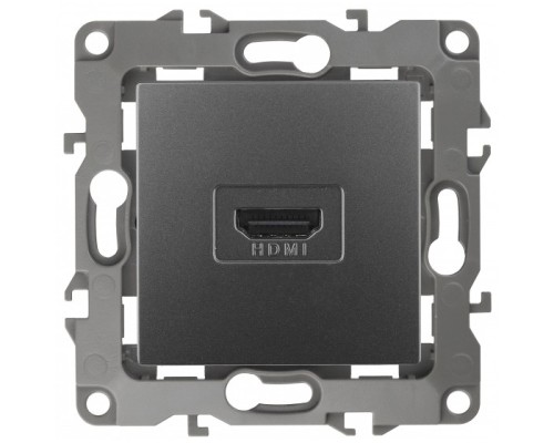 [ЭРА Розетки, выключатели] Эра Б0027487 12-3114-12 Розетка HDMI, Эра12, графит