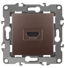 Эра Б0027488 12-3114-13 Розетка HDMI, Эра12, бронза