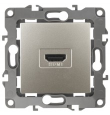 Эра Б0027490 12-3114-15 Розетка HDMI, Эра12, перламутр