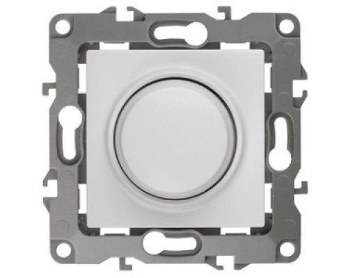 [ЭРА Розетки, выключатели] Эра Б0014735 12-4101-01 Светорегулятор поворотно-нажимной, 400ВА 230В, Эра12, белый