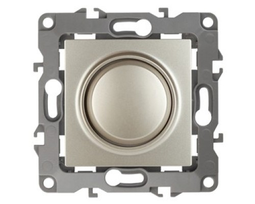 [ЭРА Розетки, выключатели] Эра Б0014738 12-4101-04 Светорегулятор поворотно-нажимной, 400ВА 230В, Эра12, шампань