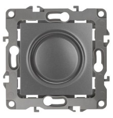 Эра Б0019362 12-4101-12 Светорегулятор поворотно-нажимной, 400ВА 230В, Эра12, графит