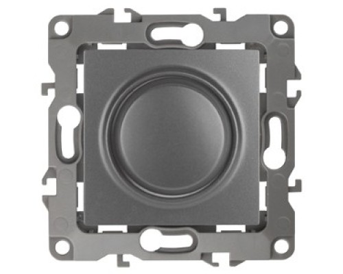 [ЭРА Розетки, выключатели] Эра Б0019362 12-4101-12 Светорегулятор поворотно-нажимной, 400ВА 230В, Эра12, графит