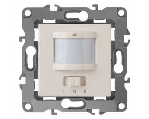 [ЭРА Розетки, выключатели] Эра Б0031252 12-4103-02 Датчик движения 2-проводной, 180-250В, 200Вт, Эра12, слоновая кость