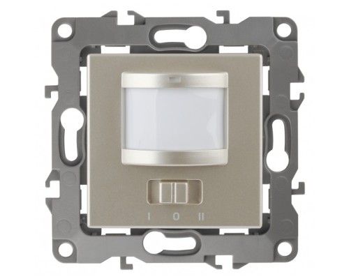 [ЭРА Розетки, выключатели] Эра Б0031254 12-4103-04 Датчик движения 2-проводной, 180-250В, 200Вт, Эра12, шампань