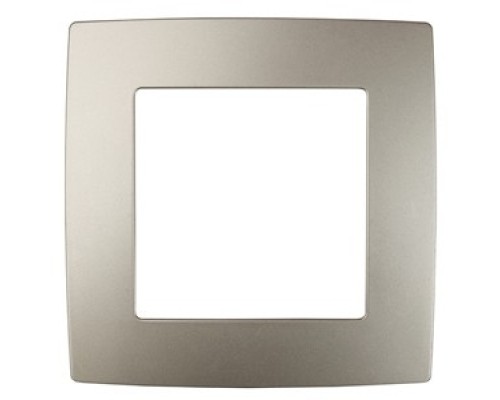 [ЭРА Розетки, выключатели] Эра Б0014744 12-5001-04 Рамка на 1 пост, Эра12, шампань