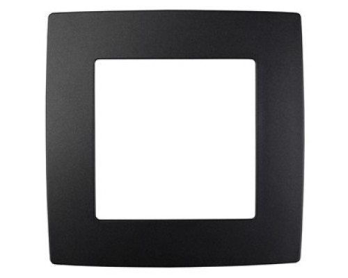 [ЭРА Розетки, выключатели] Эра Б0014745 12-5001-05 Рамка на 1 пост, Эра12, антрацит