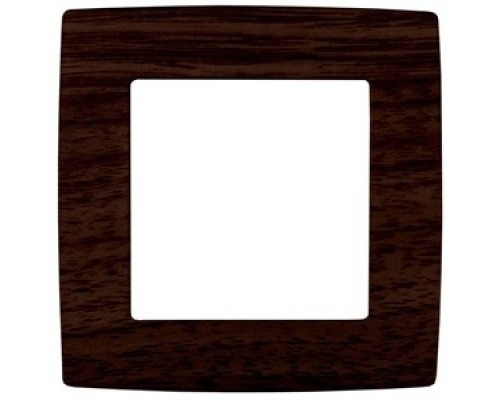 [ЭРА Розетки, выключатели] Эра Б0014750 12-5001-10 Рамка на 1 пост, Эра12, венге
