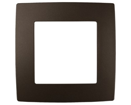 [ЭРА Розетки, выключатели] Эра Б0019367 12-5001-13 Рамка на 1 пост, Эра12, бронза