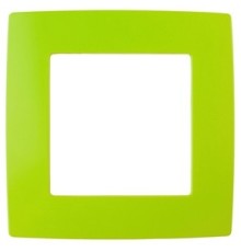 Эра Б0019391 12-5001-26 Рамка на 1 пост, Эра12, лайм