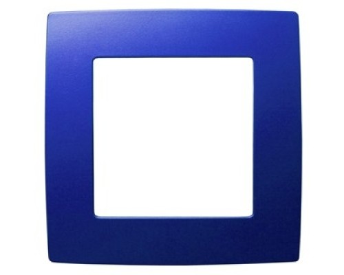 [ЭРА Розетки, выключатели] Эра Б0019394 12-5001-29 Рамка на 1 пост, Эра12, ультрамарин